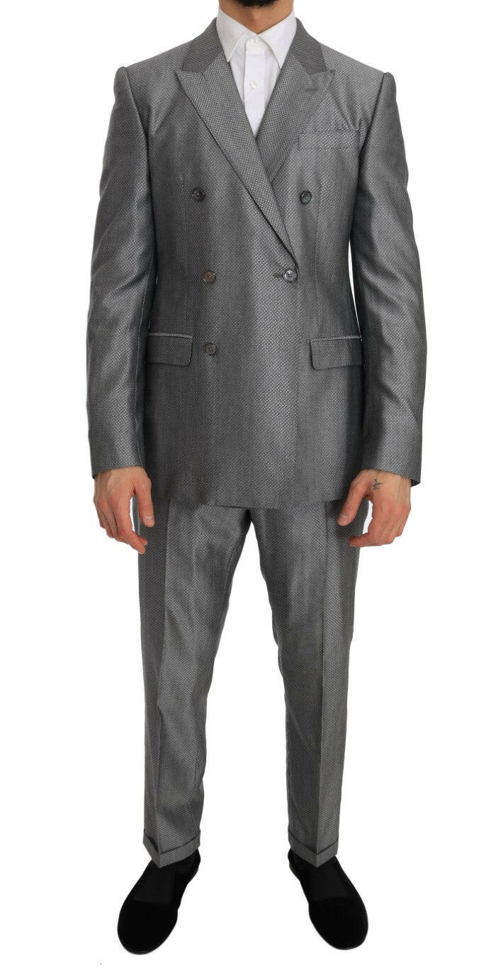 Dolce & Gabbana Black Stretch Crystal Bee Slim Fit Suit -   -  Dolce & Gabbana.