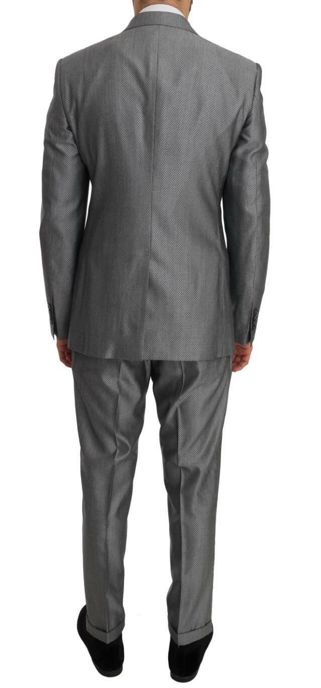 Dolce & Gabbana Black Stretch Crystal Bee Slim Fit Suit -   -  Dolce & Gabbana.