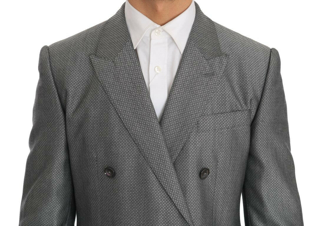Dolce & Gabbana Black Stretch Crystal Bee Slim Fit Suit -   -  Dolce & Gabbana.