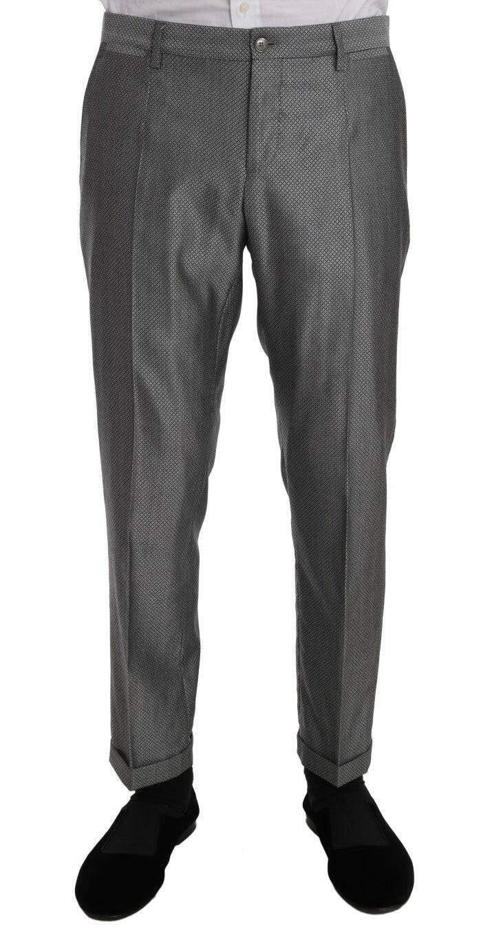 Dolce & Gabbana Black Stretch Crystal Bee Slim Fit Suit -   -  Dolce & Gabbana.