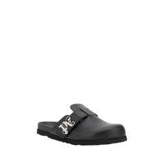 Palm Angels Leather Mules -   -  Palm Angels.