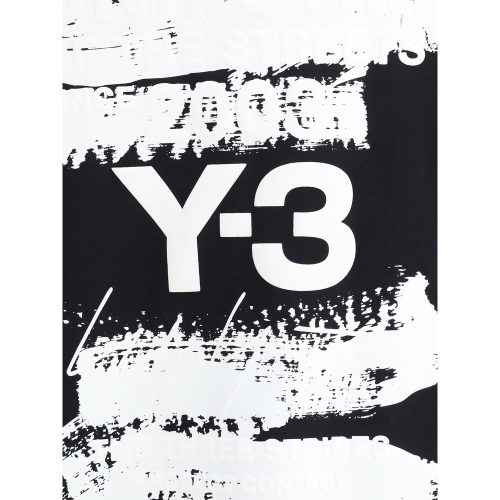 Y-3 Long Sleeve Jersey whit maxi print -   -  Y-3.