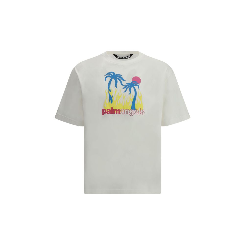 Palm Angels Burning Oasi T-Shirt -   -  Palm Angels.