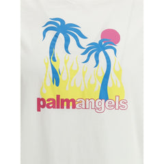 Palm Angels Burning Oasi T-Shirt -   -  Palm Angels.