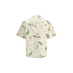 Palm Angels Pin Up Bowling Shirt -   -  Palm Angels.