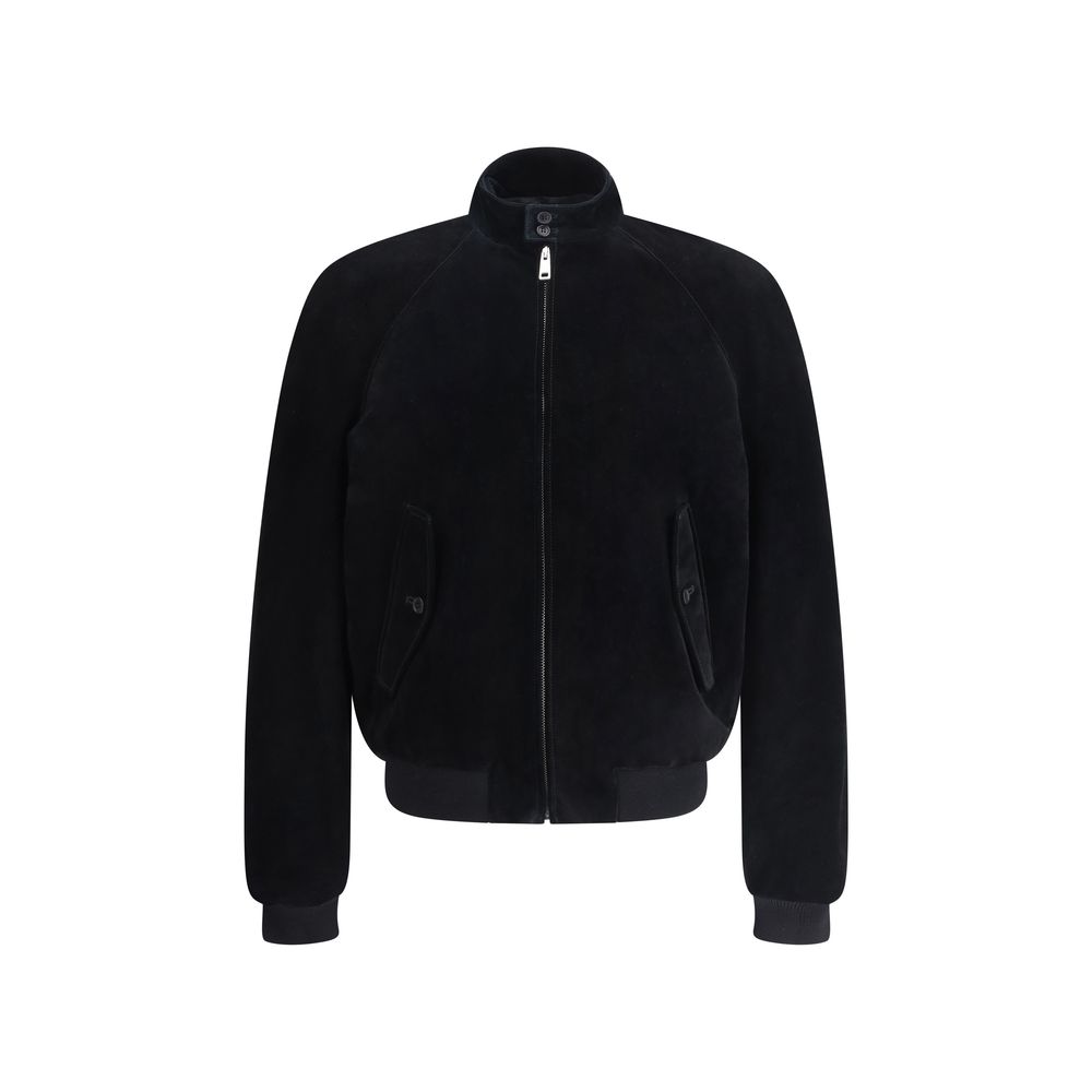 Prada Suede bomber Jacket -   -  Prada.