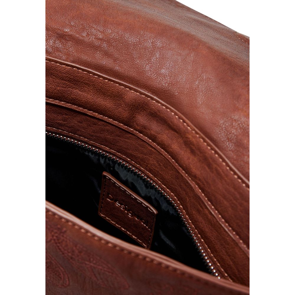 Desigual Brown Polyethylene Handbag -   -  Desigual.