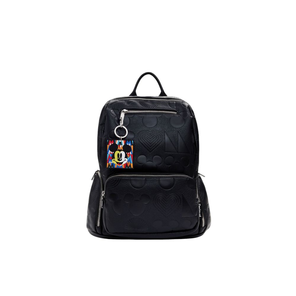 Desigual Black Polyethylene Backpack -   -  Desigual.