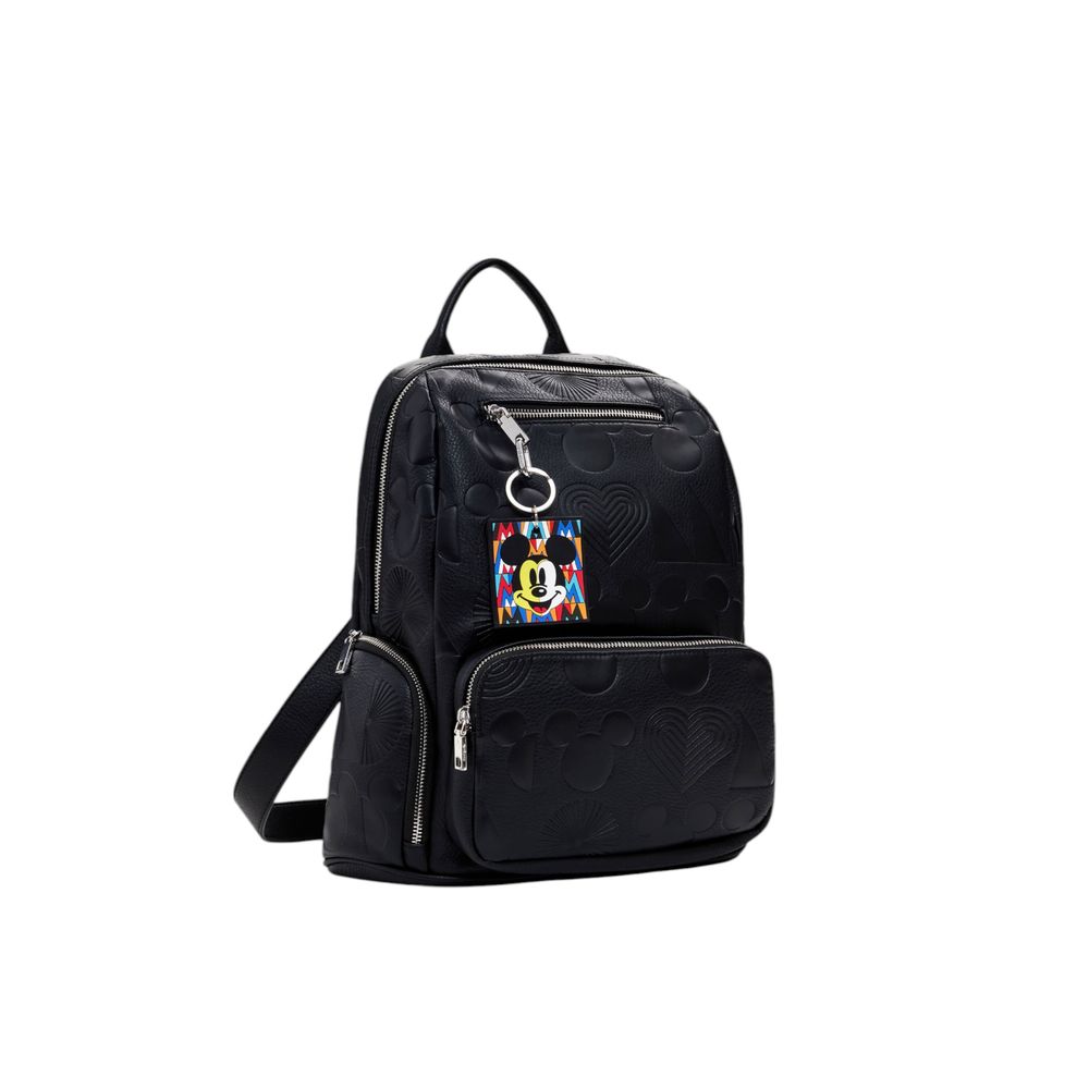 Desigual Black Polyethylene Backpack -   -  Desigual.