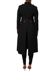 Dolce & Gabbana Black Single Breasted Trench Coat Jacket -   -  Dolce & Gabbana.