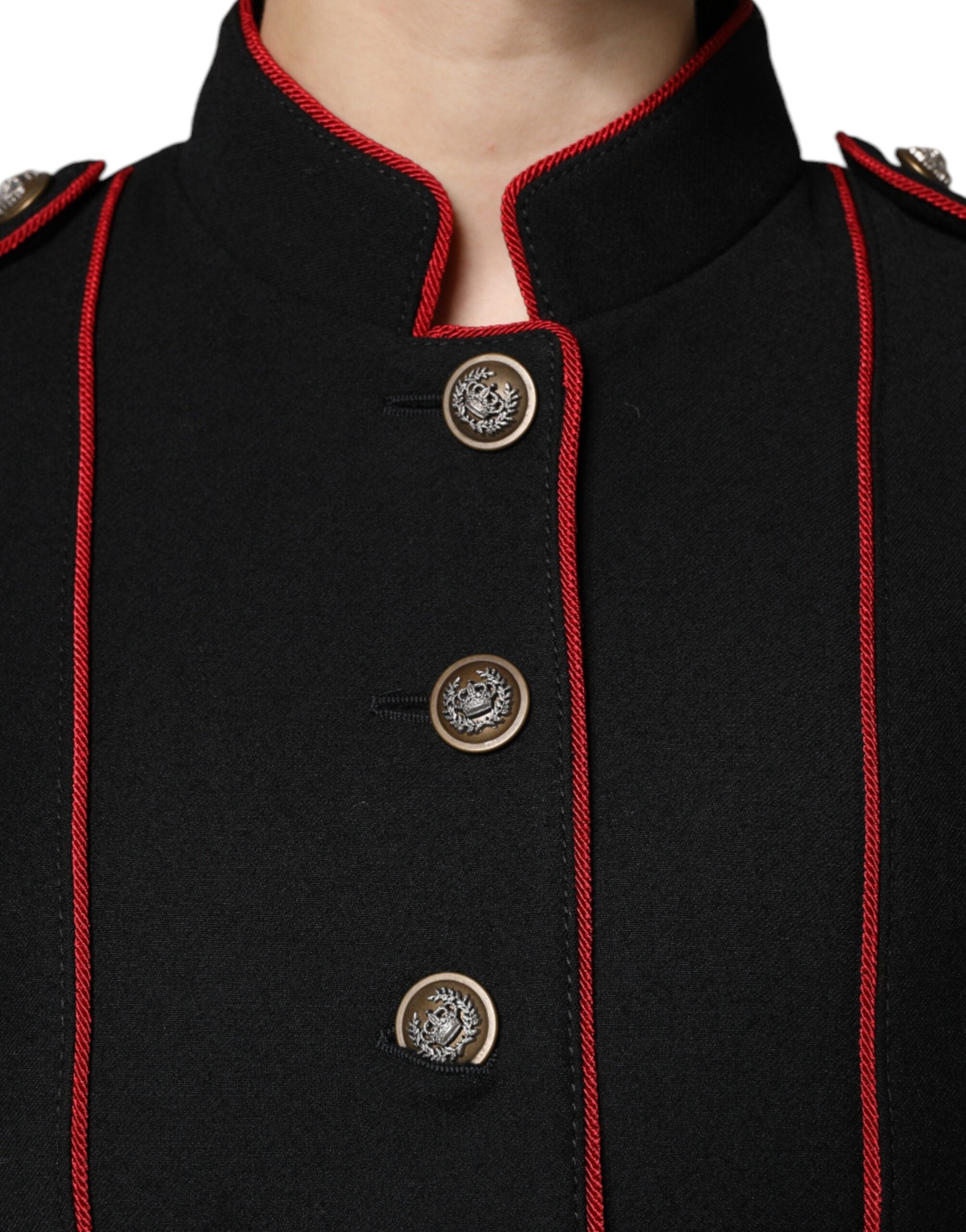 Dolce & Gabbana Black Single Breasted Trench Coat Jacket -   -  Dolce & Gabbana.