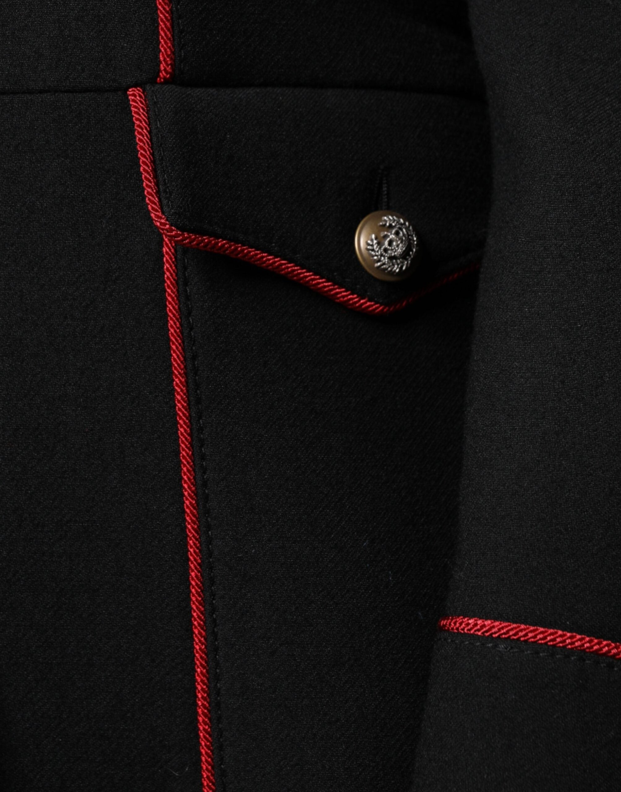 Dolce & Gabbana Black Single Breasted Trench Coat Jacket -   -  Dolce & Gabbana.