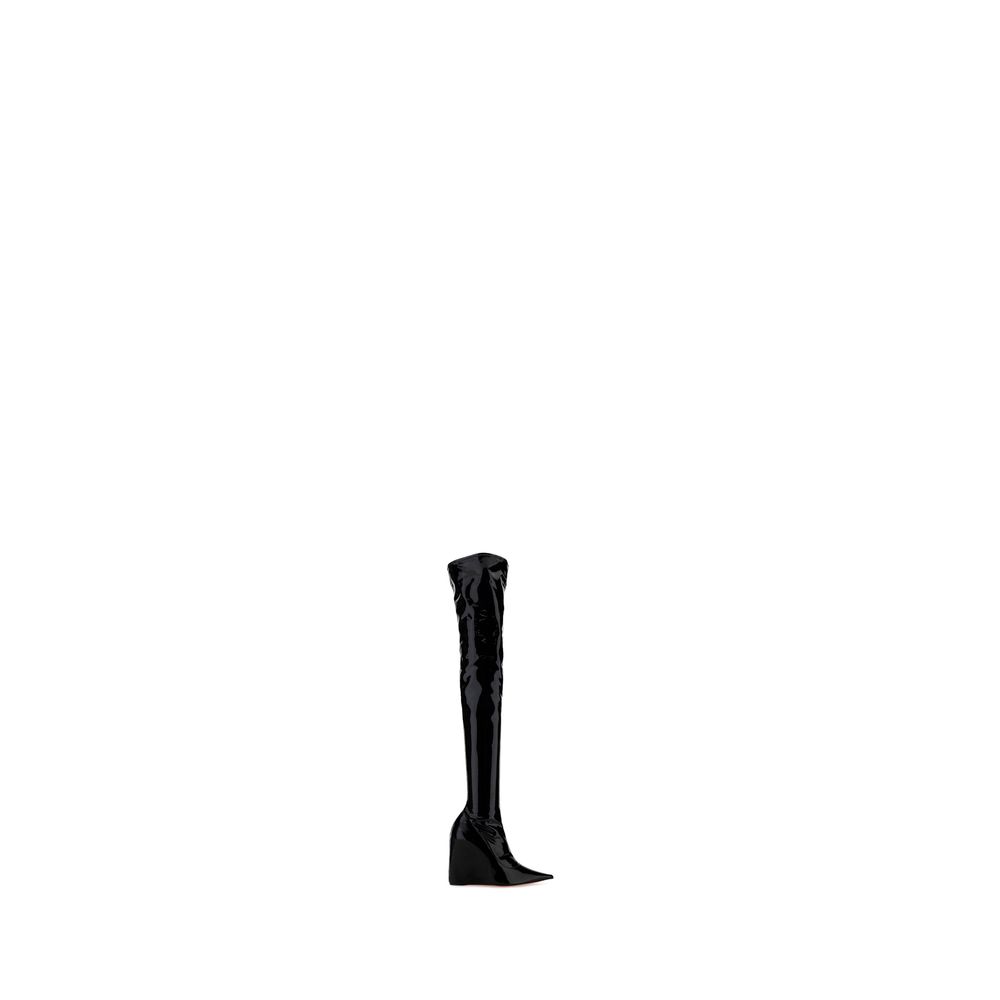 Amina Muaddi Danielle high Boots -   -  Amina Muaddi.