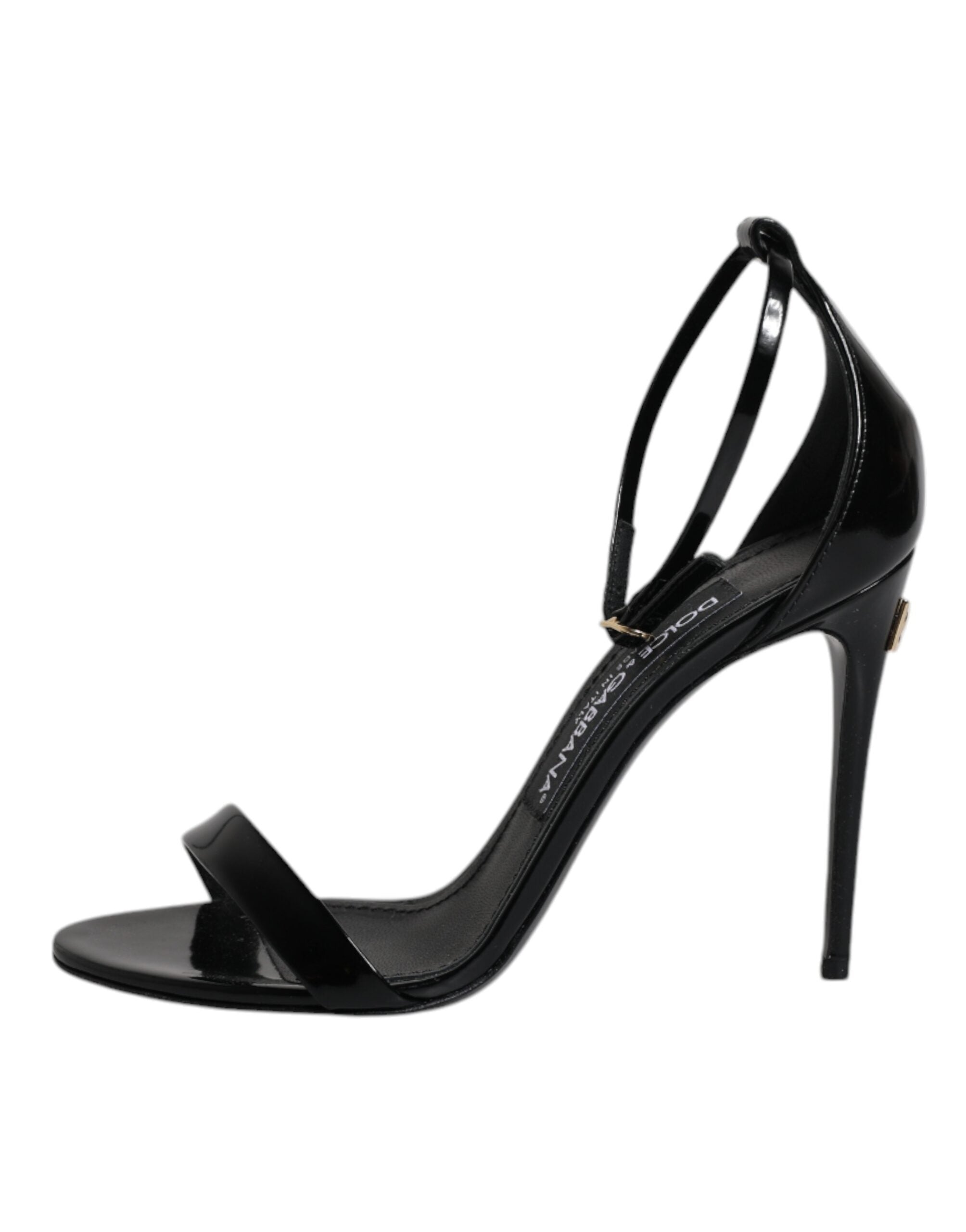 Dolce & Gabbana Black KEIRA Heels Ankle Strap Sandals Shoes -   -  Dolce & Gabbana.