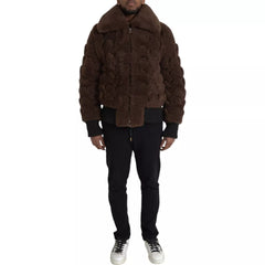 Bottega Veneta Brown Fur Lamb Shearling Coat Jacket -   -  Bottega Veneta.