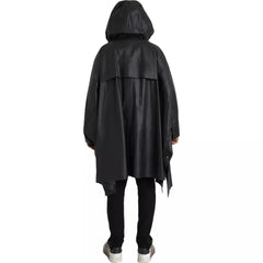 Bottega Veneta Black Leather Hooded Men Trenchcoat Jacket -   -  Bottega Veneta.