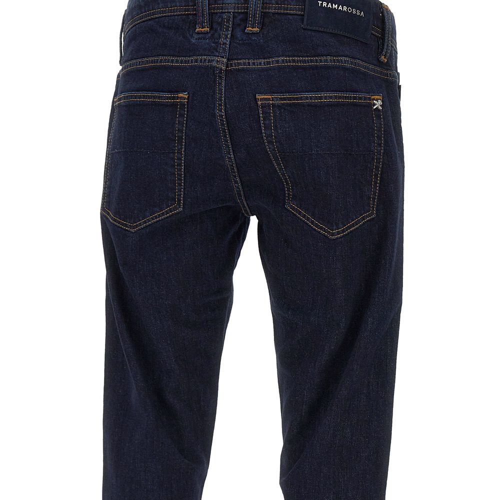 Tramarossa Blue Cotton Jeans & Pant -   -  Tramarossa.