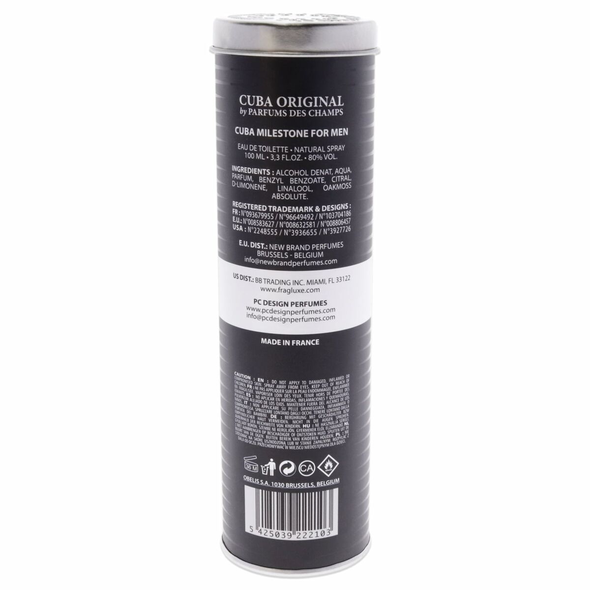 Men's Perfume Cuba Milestone 100 ml -  Beauty, Perfumes and fragrances -  Cuba.