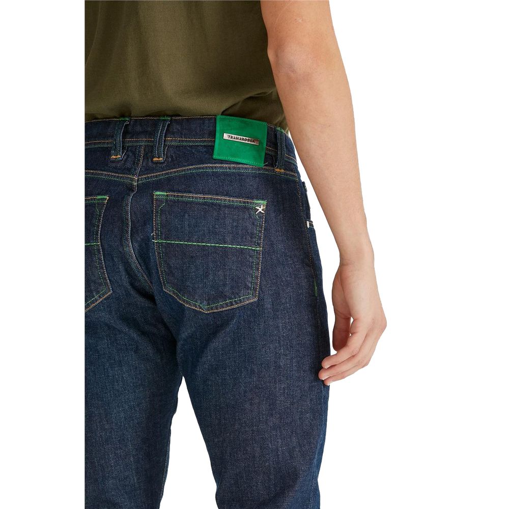 Tramarossa Blue Cotton Jeans & Pant -   -  Tramarossa.
