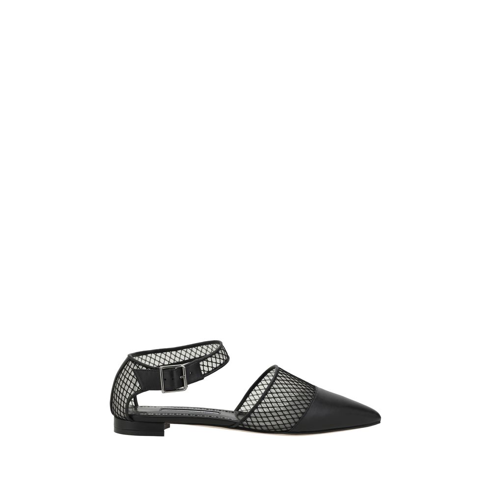 Manolo Blahnik Jatelahflat Ballerinas -   -  Manolo Blahnik.