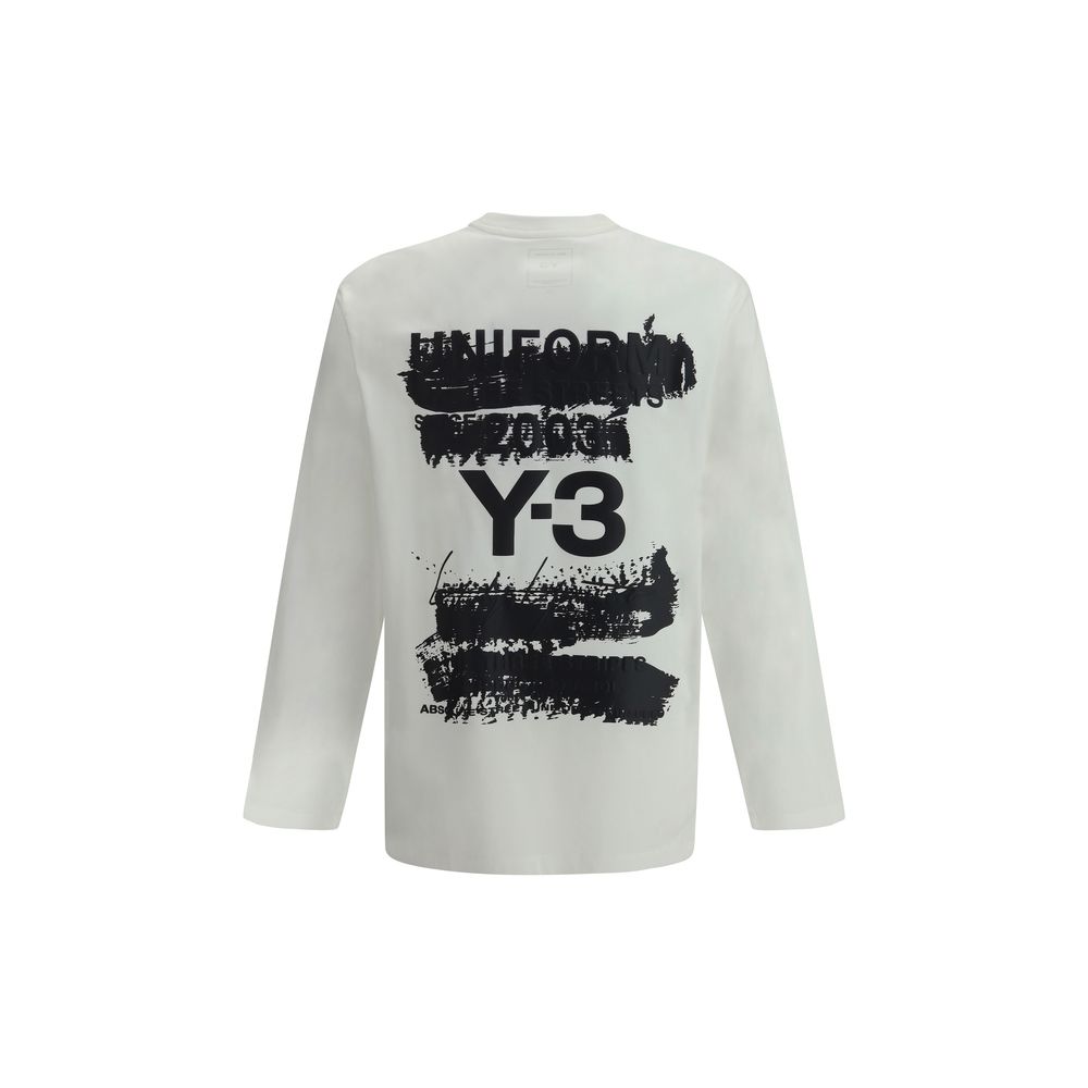 Y-3 Long Sleeve Jersey whit maxi print -   -  Y-3.