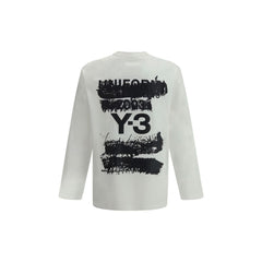 Y-3 Long Sleeve Jersey whit maxi print -   -  Y-3.