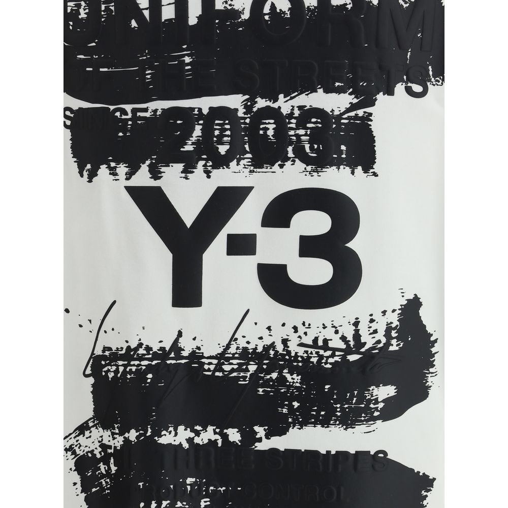 Y-3 Long Sleeve Jersey whit maxi print -   -  Y-3.