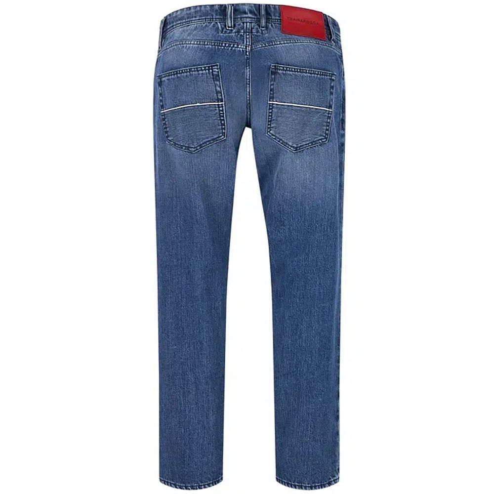 Tramarossa Blue Cotton Jeans & Pant -   -  Tramarossa.