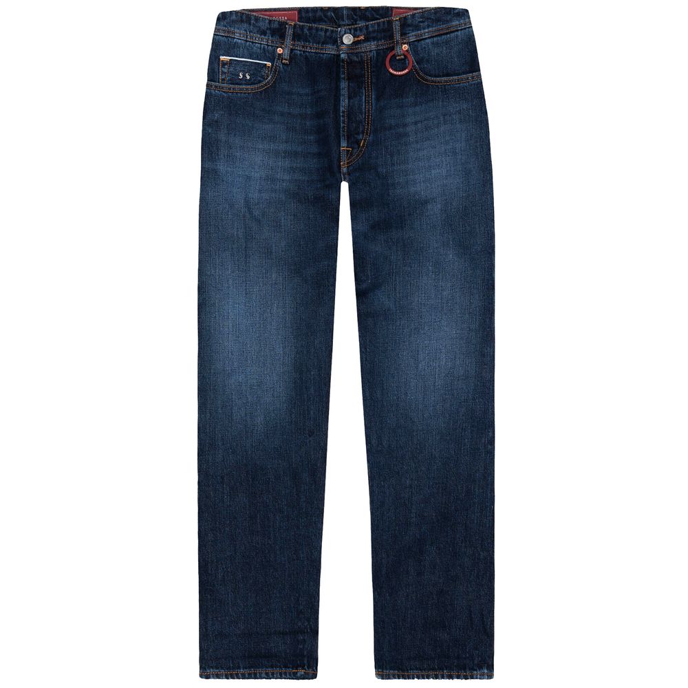 Tramarossa Blue Cotton Jeans & Pant -   -  Tramarossa.