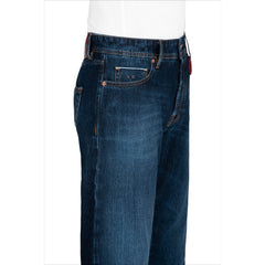 Tramarossa Blue Cotton Jeans & Pant -   -  Tramarossa.
