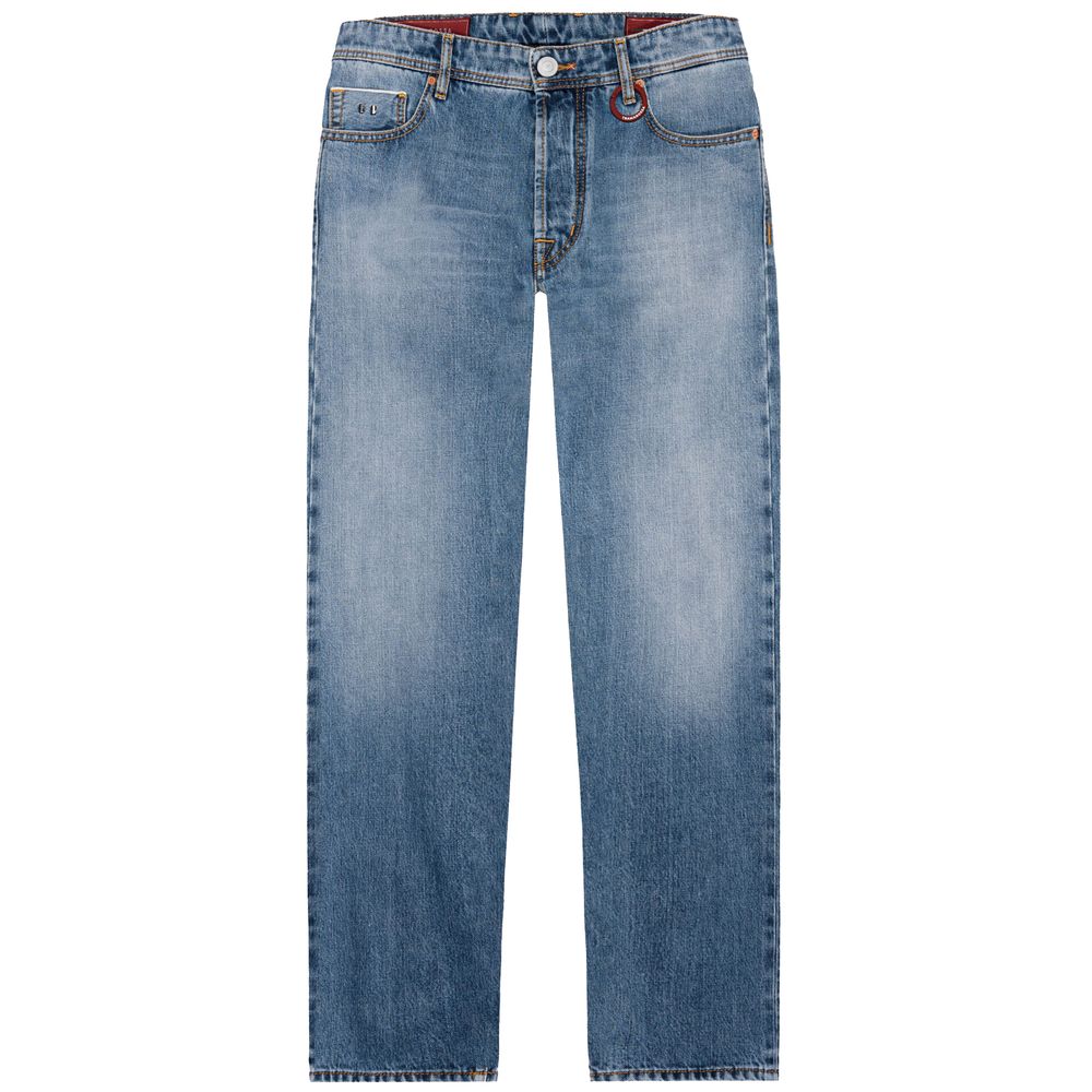 Tramarossa Blue Cotton Jeans & Pant -   -  Tramarossa.