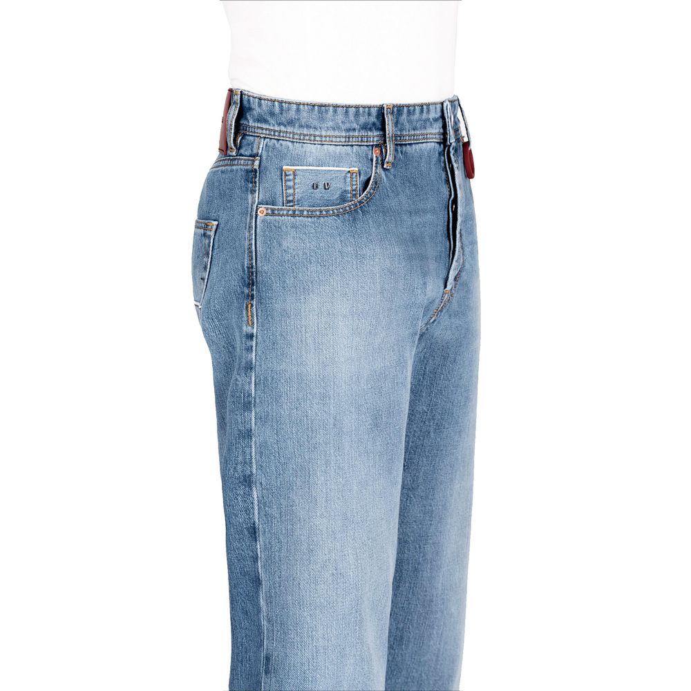 Tramarossa Blue Cotton Jeans & Pant -   -  Tramarossa.
