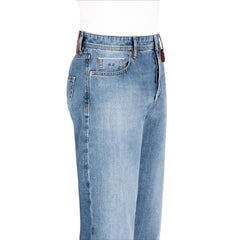 Tramarossa Blue Cotton Jeans & Pant -   -  Tramarossa.
