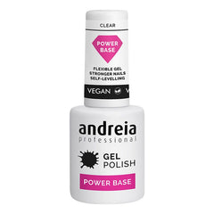Nail Polish Semi-permanent Gel Polish Power Base Andreia Clear (10,5 ml) -  Beauty, Manicure and pedicure -  Andreia.