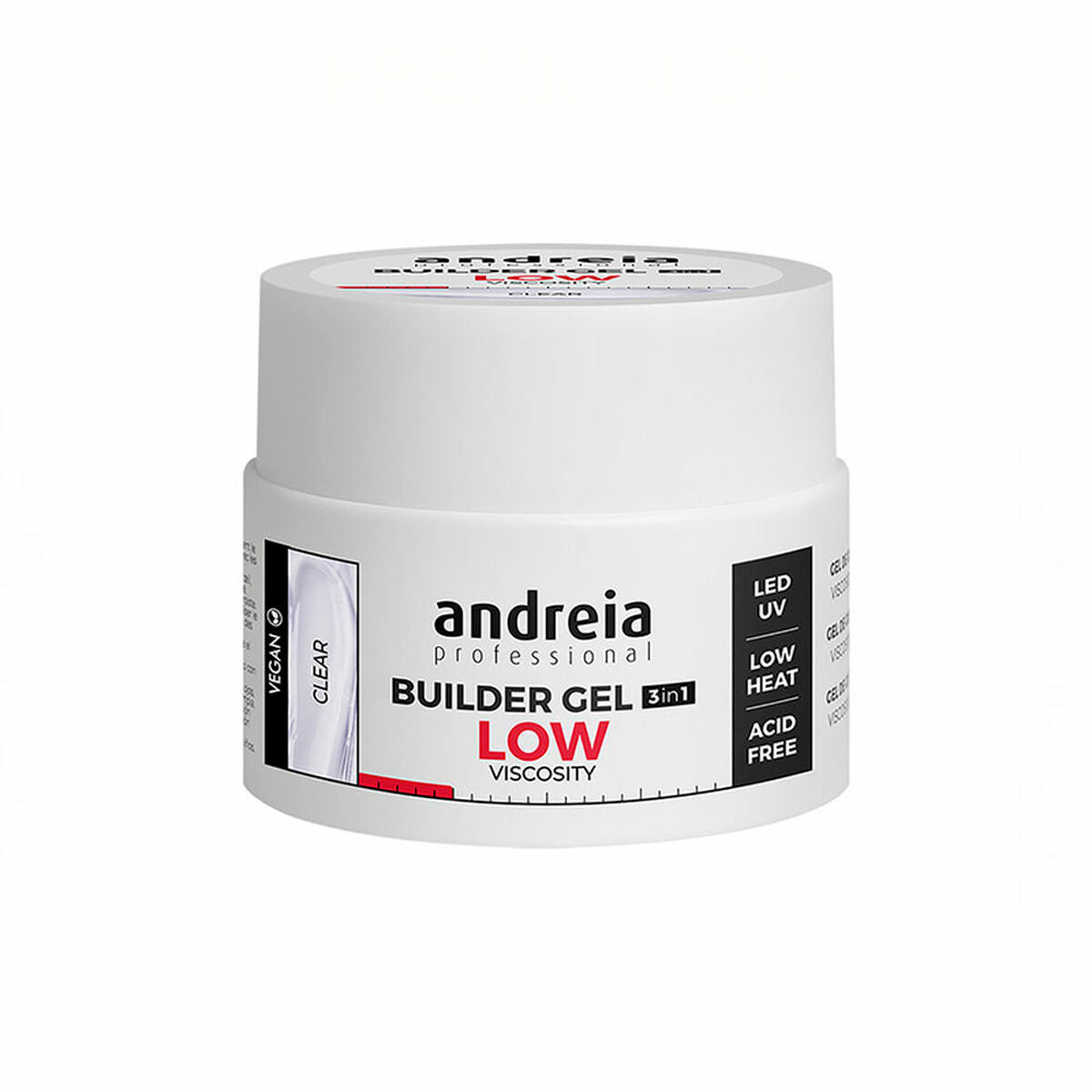 Gel nail polish Builder Low Viscosity Andreia HG0BGLVC44 Light Tone (44 g) -  Beauty, Manicure and pedicure -  Andreia.