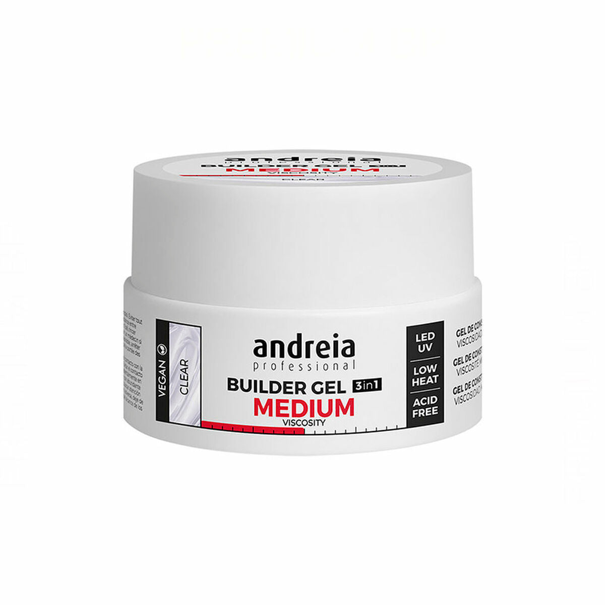 Gel nail polish Medium Viscosity Andreia HG0BGMVC22 Light Tone (22 g) -  Beauty, Manicure and pedicure -  Andreia.