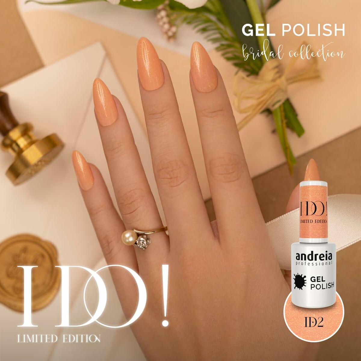Gel nail polish Andreia I Do! ID2 Invitation 10,5 ml -  Beauty, Manicure and pedicure -  Andreia.