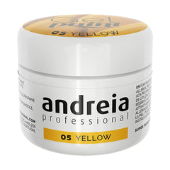 Gel nail polish Andreia Gel Paint 4 ml Yellow Nº 05 -  Beauty, Manicure and pedicure -  Andreia.