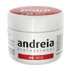 Gel nail polish Andreia Gel Paint 4 ml Red Nº 06 -  Beauty, Manicure and pedicure -  Andreia.