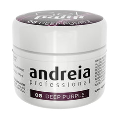 Gel nail polish Andreia Gel Paint 4 ml Purple Nº 08 -  Beauty, Manicure and pedicure -  Andreia.