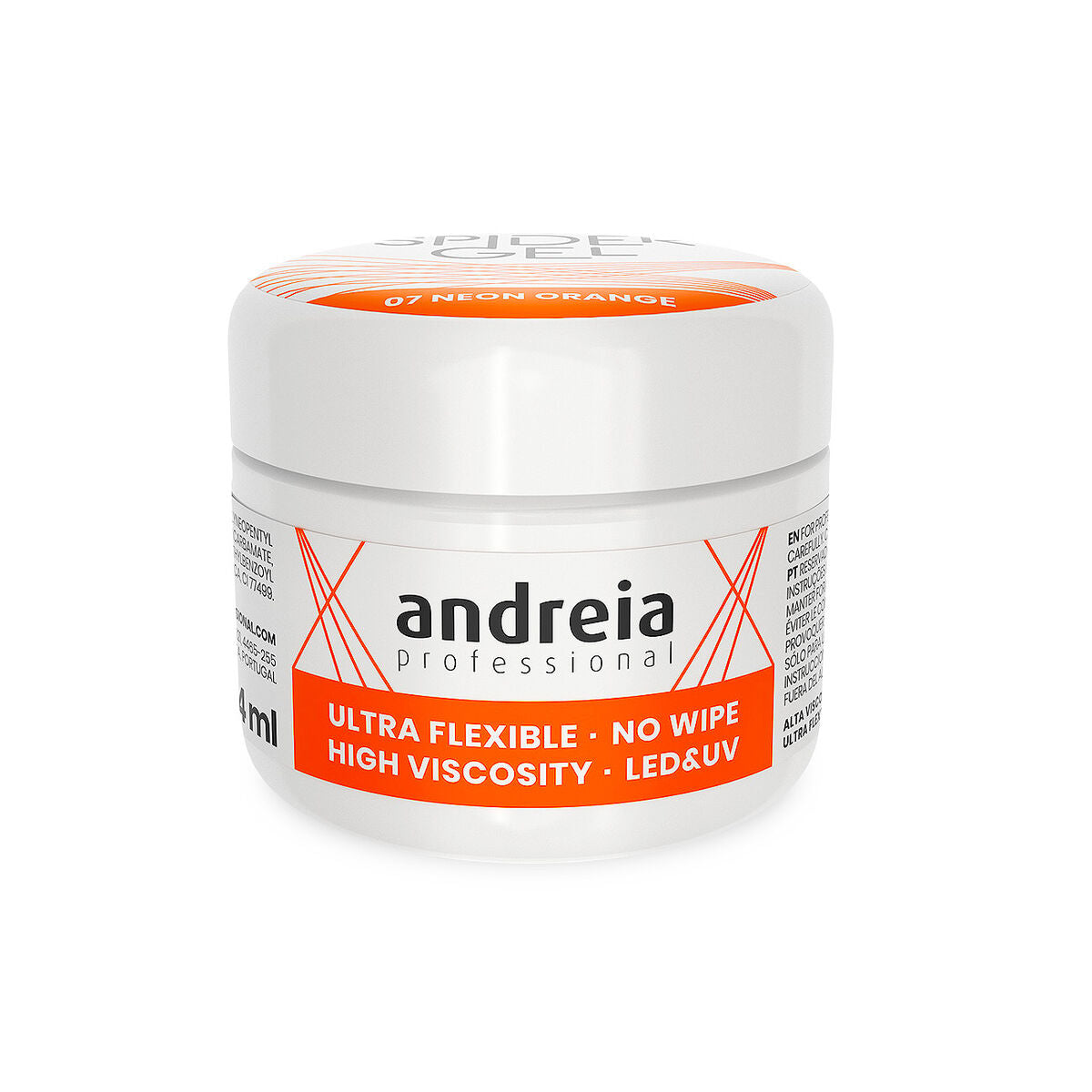 Gel nail polish Andreia Gel Spider 4 ml Neon Yellow -  Beauty, Manicure and pedicure -  Andreia.