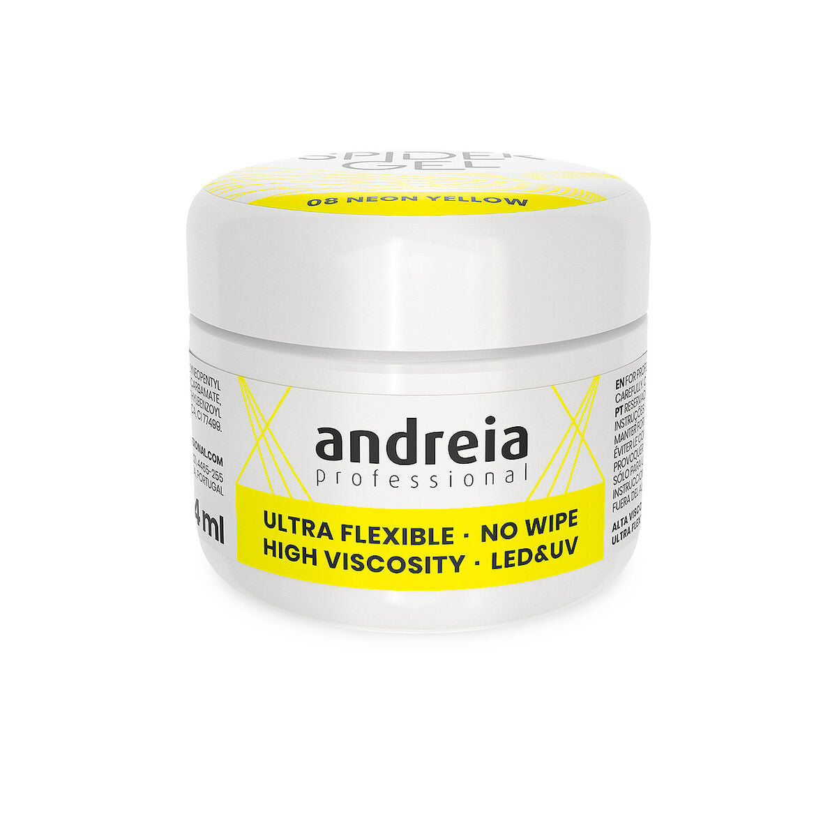Gel nail polish Andreia Gel Spider 4 ml Neon Orange -  Beauty, Manicure and pedicure -  Andreia.