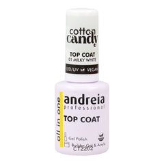Nail Polish Fixer Andreia Cotton Candy Top Coat Nº 01 Milky White 10,5 ml -  Beauty, Manicure and pedicure -  Andreia.