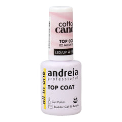 Nail Polish Fixer Andreia Cotton Candy Top Coat Nº 02 Milky Pink 10,5 ml -  Beauty, Manicure and pedicure -  Andreia.