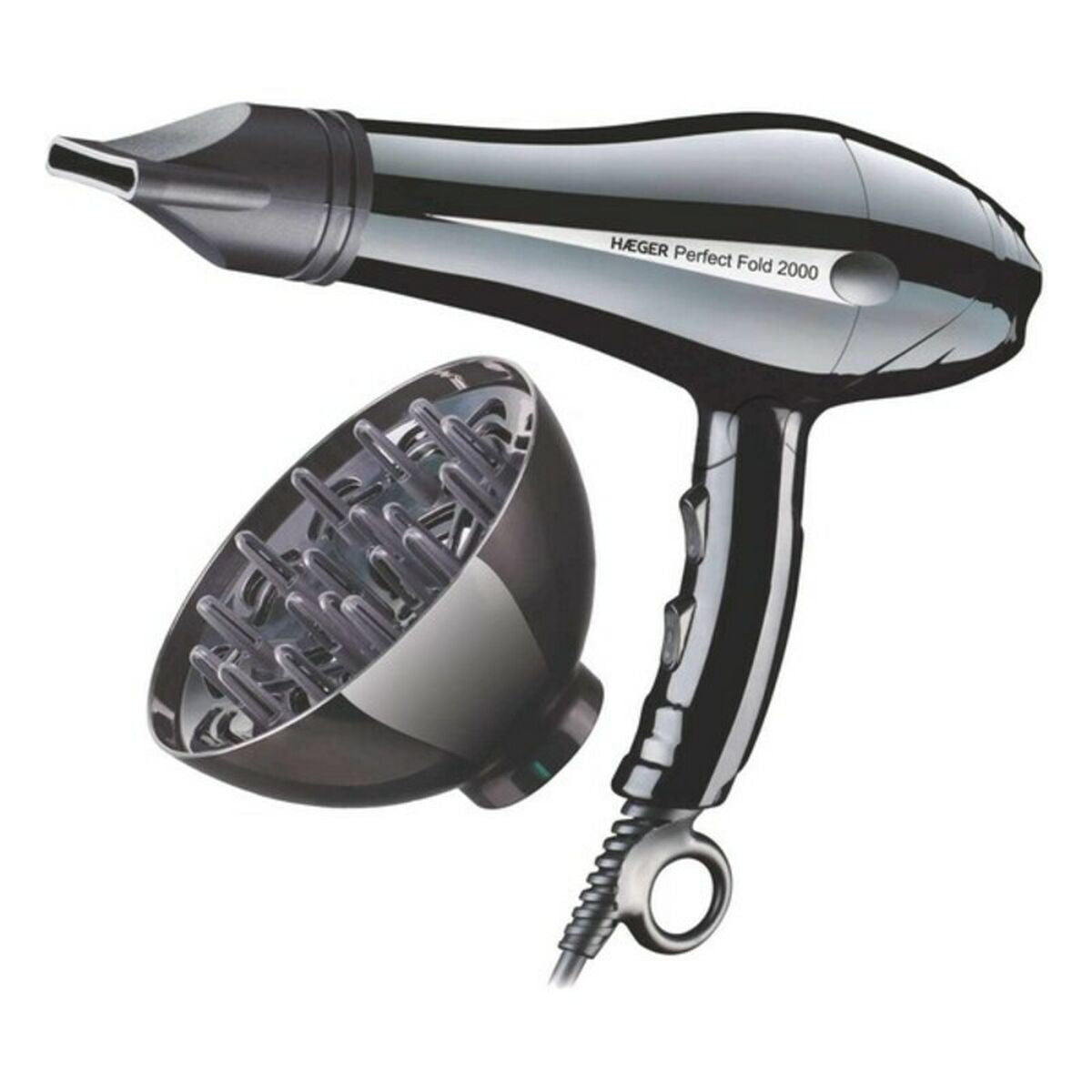 Hairdryer Haeger HD-200.012A 2000W Black 2000 W -  Beauty, Hair care -  Haeger.