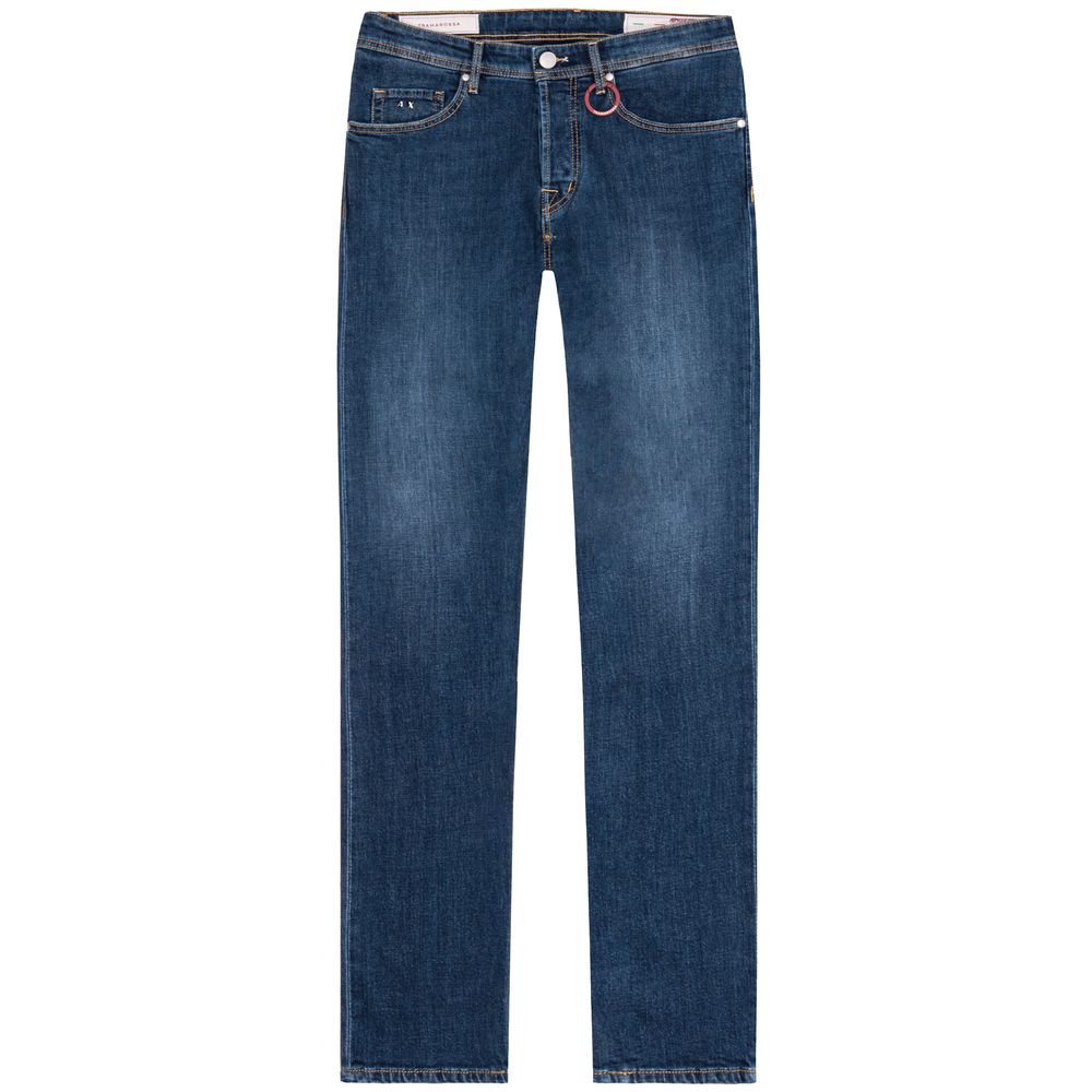 Tramarossa Blue Cotton Jeans & Pant -   -  Tramarossa.