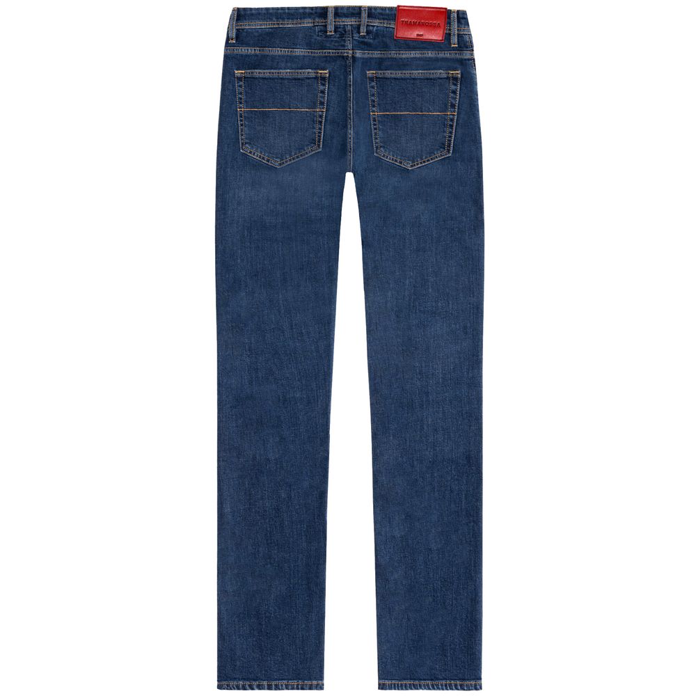 Tramarossa Blue Cotton Jeans & Pant -   -  Tramarossa.