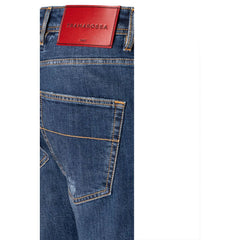 Tramarossa Blue Cotton Jeans & Pant -   -  Tramarossa.