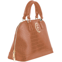CRISTINAEFFE Brown Polyethylene Handbag -   -  CRISTINAEFFE.