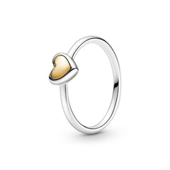 Ladies' Ring Pandora GOLDEN HEART - RING - SIZE 52 -  Jewellery, Women -  Pandora.